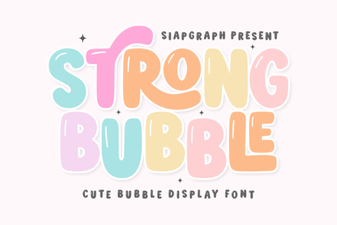 Playful Bubble Font Designs for Creative Projects