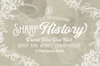 Sharp History Font for Creative Projects & Designs